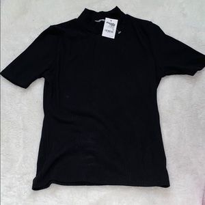 Charlotte Russe Black Crop Top